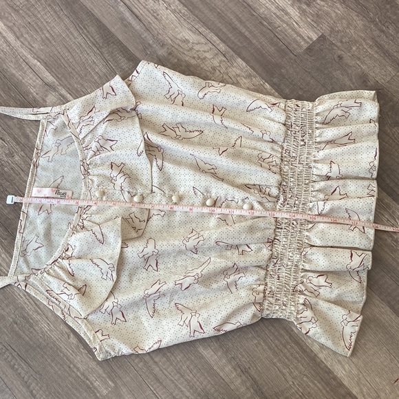 🔴SOLD!! Gift w/ Purchase! Peplum Cream Tank Top - Picture 12 of 14